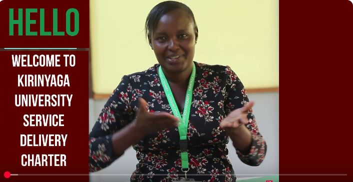  KyU Service Charter (Sign Language) 